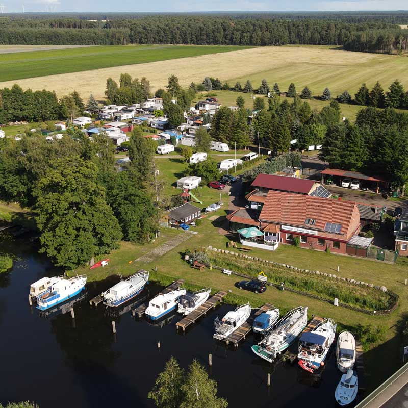 Campingplatz von oben